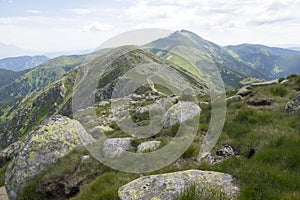 Ridgeway from Chopok to mount Dumbier, Nizke Tatry, Low Lower Tatra, national park