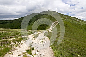 Hrebeňovka z Chopku na Ďumbier, Nízke Tatry, Nízke Nízke Tatry, národný park