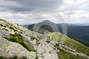 Hrebeňovka z Chopku na Ďumbier, Nízke Tatry, Nízke Nízke Tatry, národný park