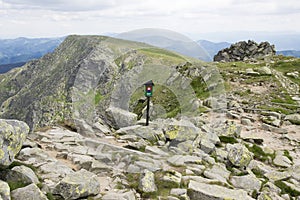 Ridgeway from Chopok to mount Dumbier, Nizke Tatry, Low Lower Tatra, national park