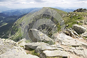 Hrebeňovka z Chopku na Ďumbier, Nízke Tatry, Nízke Nízke Tatry, národný park