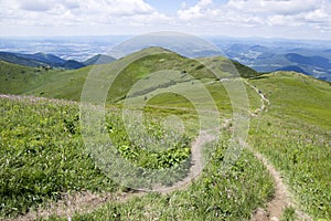 Ridgeway hiking, Mala Fatra Slovakia mountains, amazin views