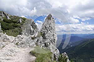 Ridgeway hiking, Mala Fatra Slovakia mountains, amazin views