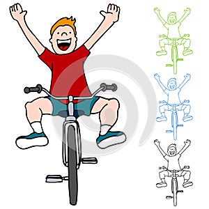 Riding Bicycle Without Hands