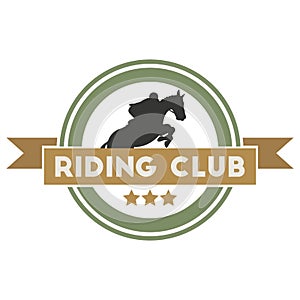 Riding club label