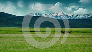 Riding in the first days of spring on Eastern Anatolia