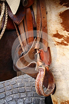 Riding saddle