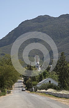 Riebeek Kasteel a small town in South Africa photo