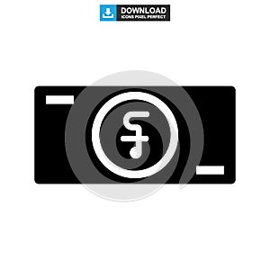 Riel currency icon or logo isolated sign symbol vector illustration