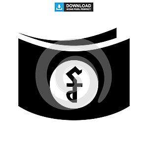 Riel currency icon or logo isolated sign symbol vector illustration