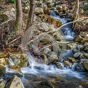 Riera de Sant MarÃ§al creek cascades