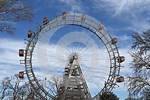 Riesenrad panoramic wheel Prater park Vienna