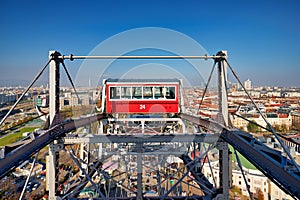 Riesenrad Panoramic Wheel. Prater. Vienna Austria