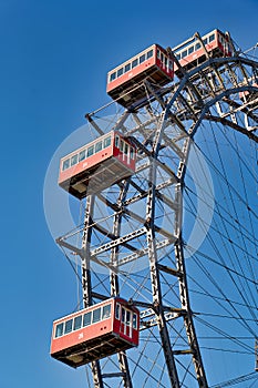 Riesenrad Panoramic Wheel. Prater. Vienna Austria