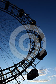 Riesenrad in Prater Park Vienna