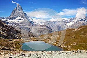 Riffelsee lake, Switzerland photo