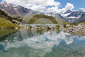 Rifflsee Reflections in Austria in Summer