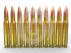 Rifle ammo bullets