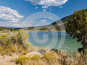 Rifle Gap Reservoir in Colorado