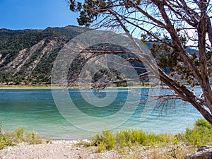 Rifle Gap Reservoir in Colorado