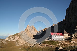 Rifugio in The Dolomites,Italy