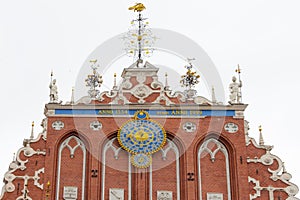 Riga - Blackheads House - with Mannerist ornamentation