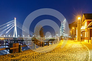 Riga. Cable-stayed bridge