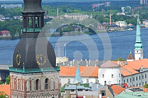 Riga castle and Daugava river