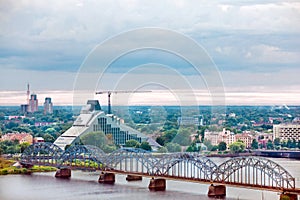 Riga, cityscape from Latvian Academy of Sciences