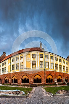 Riga Dome cathedral inner courtyard