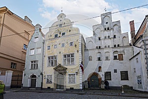 Three Brothers buildings in Riga, Latvia