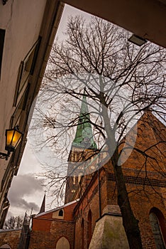 Riga, Latvia: Cathedral Basilica Of St. James. Church Is Wrongly Called St. Jacob`s