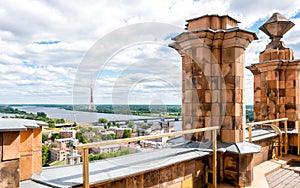 Riga, Latvia, cityscape from Academy of Sciences