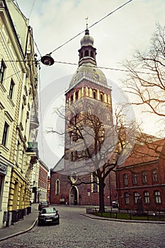 Riga, Latvia. Evangelical Lutheran cathedral, Rigas Doms.