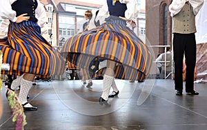 Riga. The Latvian national dances photo