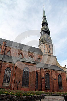 Riga, Litva, St. Peter`s Church.