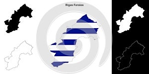 Rigas Feraios outline map