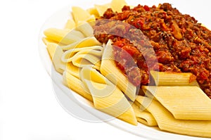 Rigate bolognese photo