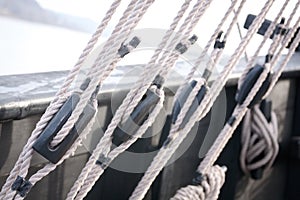 Rigging on an Old Sail Boat