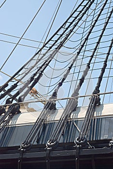 Rigging of a Sailing Ship photo