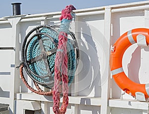 Rigging on a ship