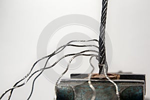 Rigging wire rope eye splice