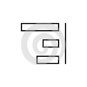 Right align icon design