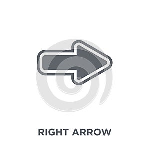 Right arrow icon from collection.