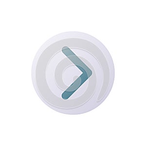 Right direction pointer pixel perfect flat gradient two-color ui icon