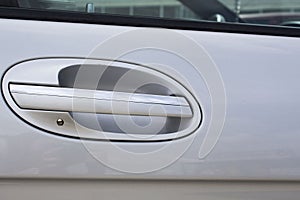 Right door handle car