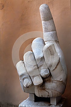 Right hand of the Colossus of Constantine