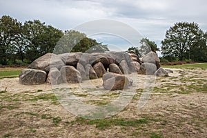 Right hand view of Dolmen D53