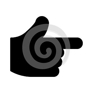 Right thin glyph flat icon