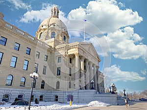 Right side of the Alberta Legislature Building, Legislative Assembly of Alberta